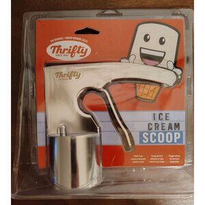 New Thrifty Ice Cream Scoop, Old Time, Stainless Steel Cylinder Scooper